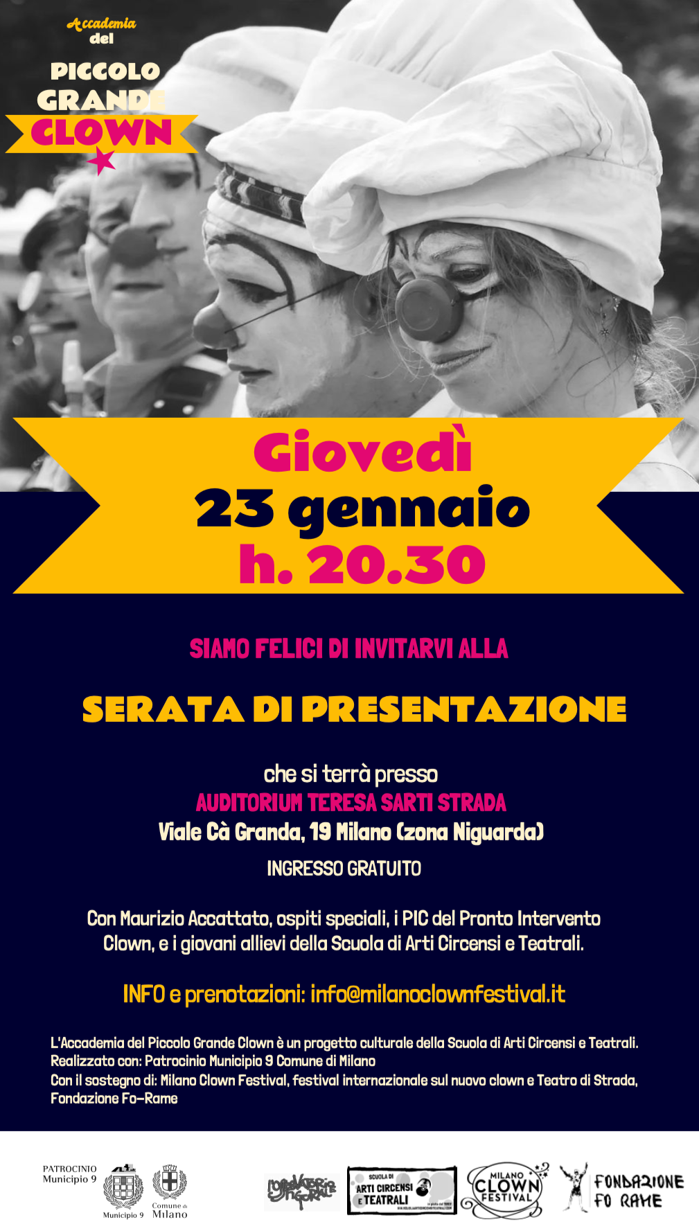 L’ACCADEMIA DEL PICCOLO GRANDE CLOWN