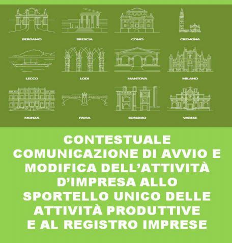 Comunicazione contestuale al Registro delle Imprese (R.I.) e al SUAP comunale